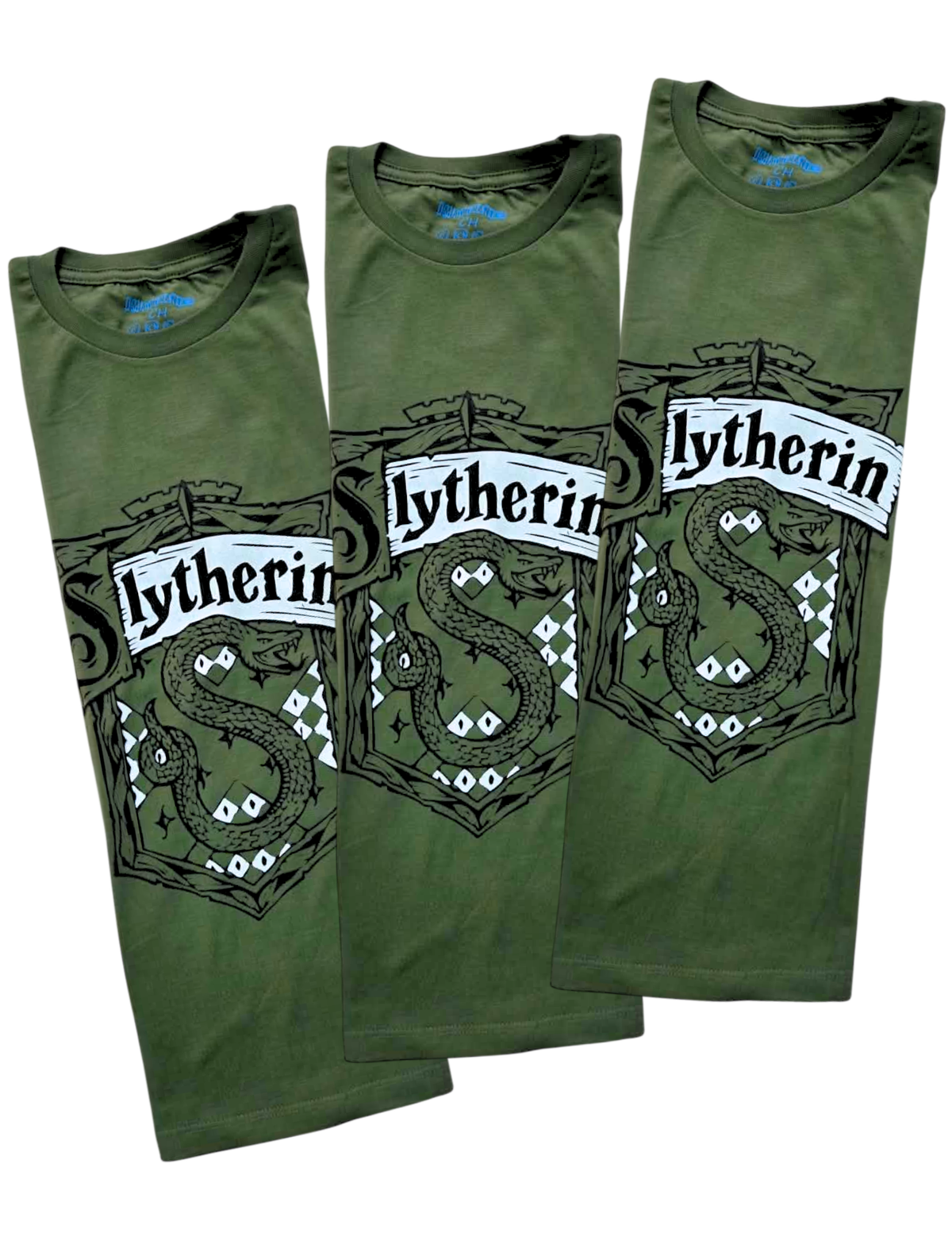 Playera Diseño Slytherin Casas Harry Potter Unisex