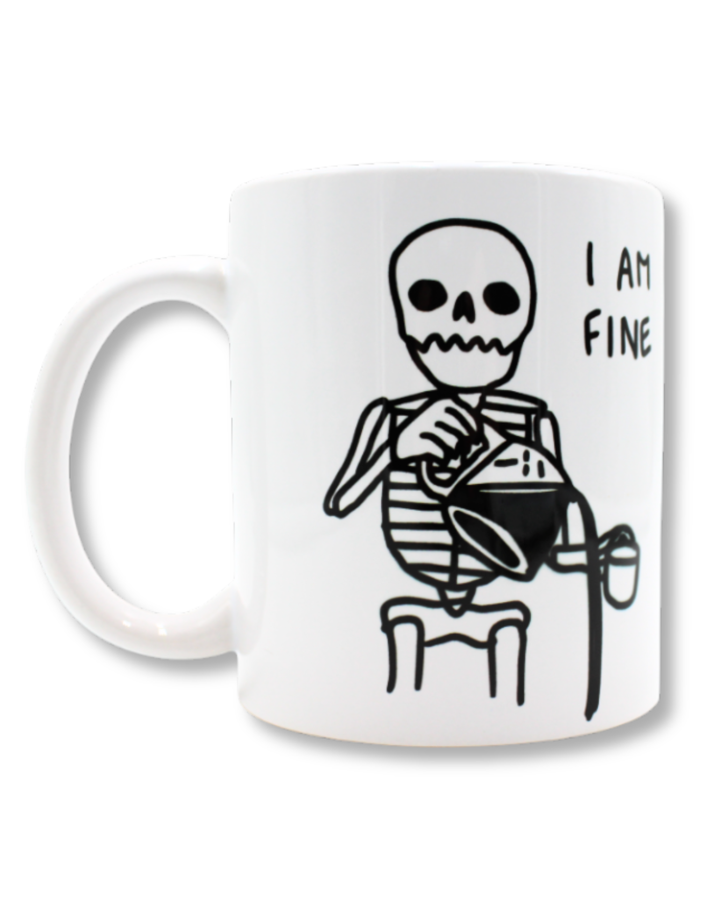 Taza De Cerámica Calavera I´m Okay