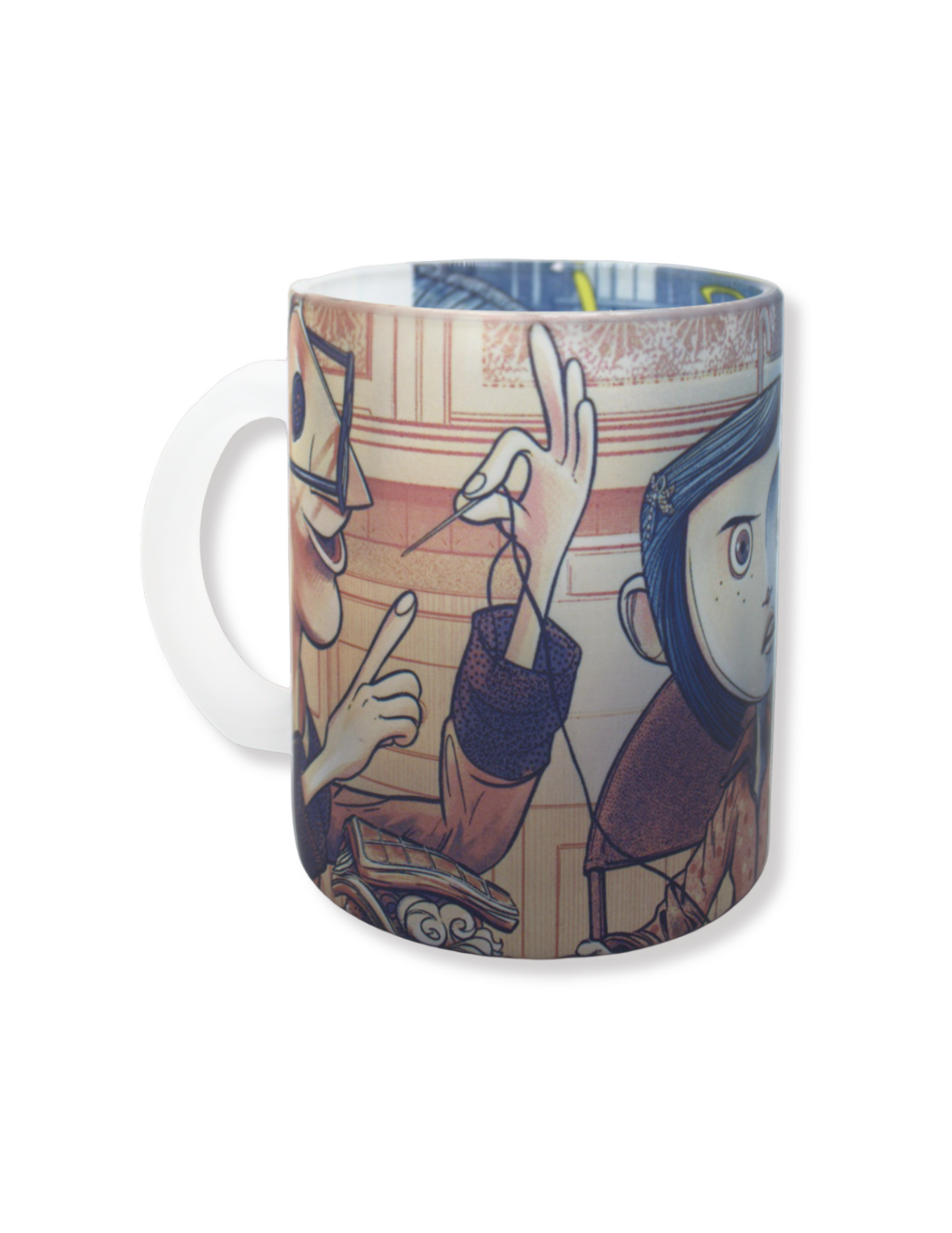 Taza De Vidrio Papás De Coraline