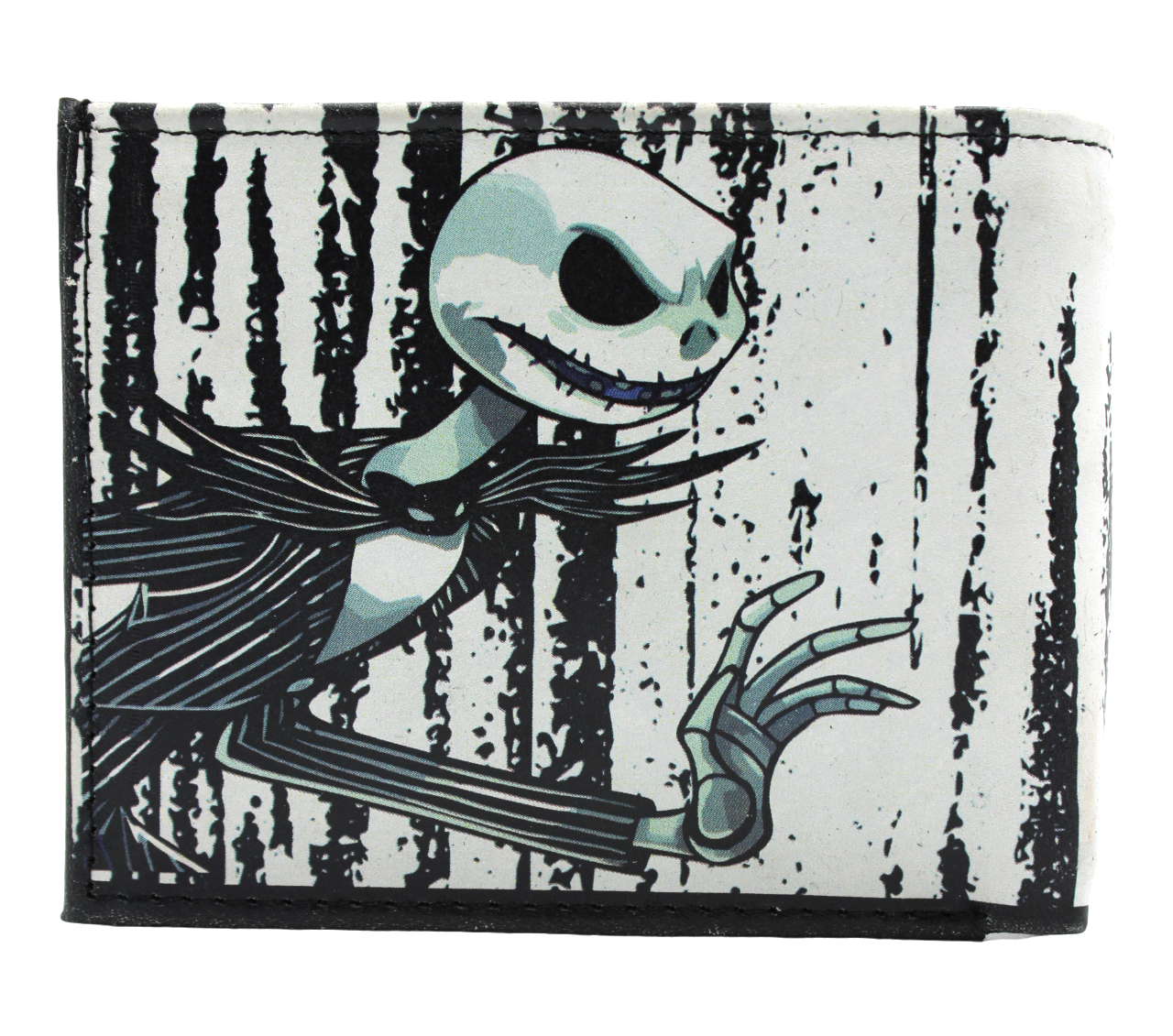 Cartera Hombre De Piel Jack Skellington De El Extraño Mundo De Jack