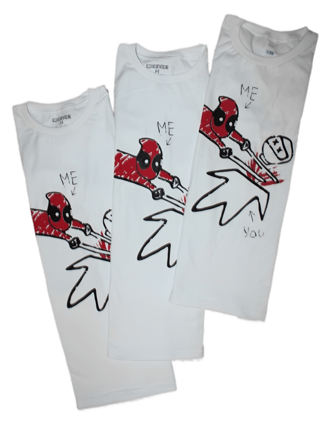 Playera Diseño Deadpool Unisex