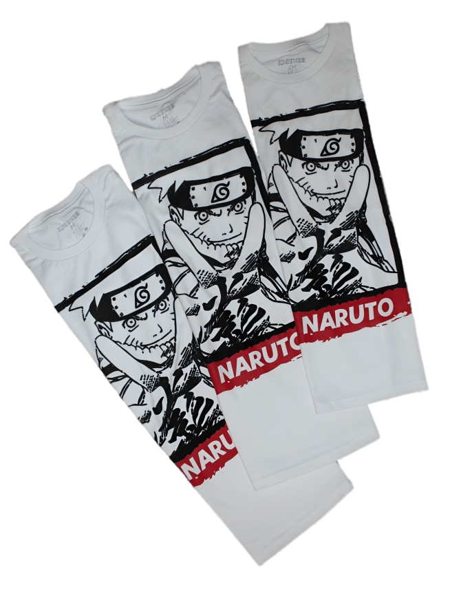 Playera Diseño Naruto Unisex