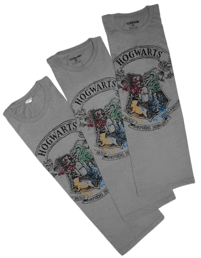 Playera Diseño Howarts Salpicado Harry Potter Unisex