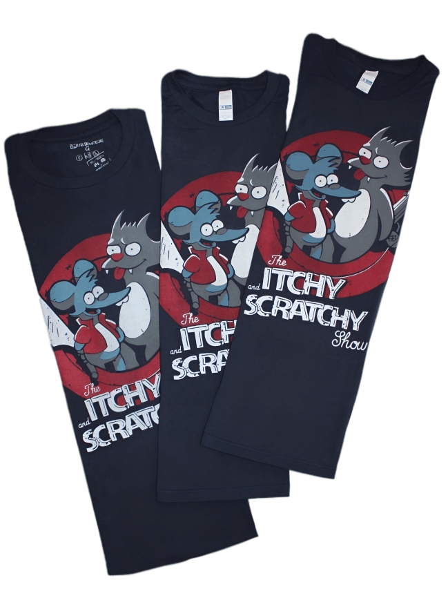 Playera Diseño Itchy And Scratchy Unisex