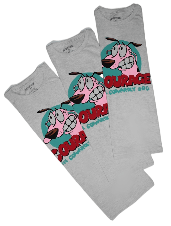 Playera Diseño Perro Corage Unisex