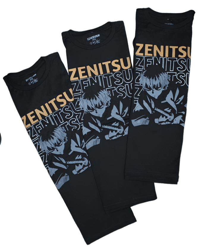 Playera Diseño Zenitsu Demon Slayer Unisex