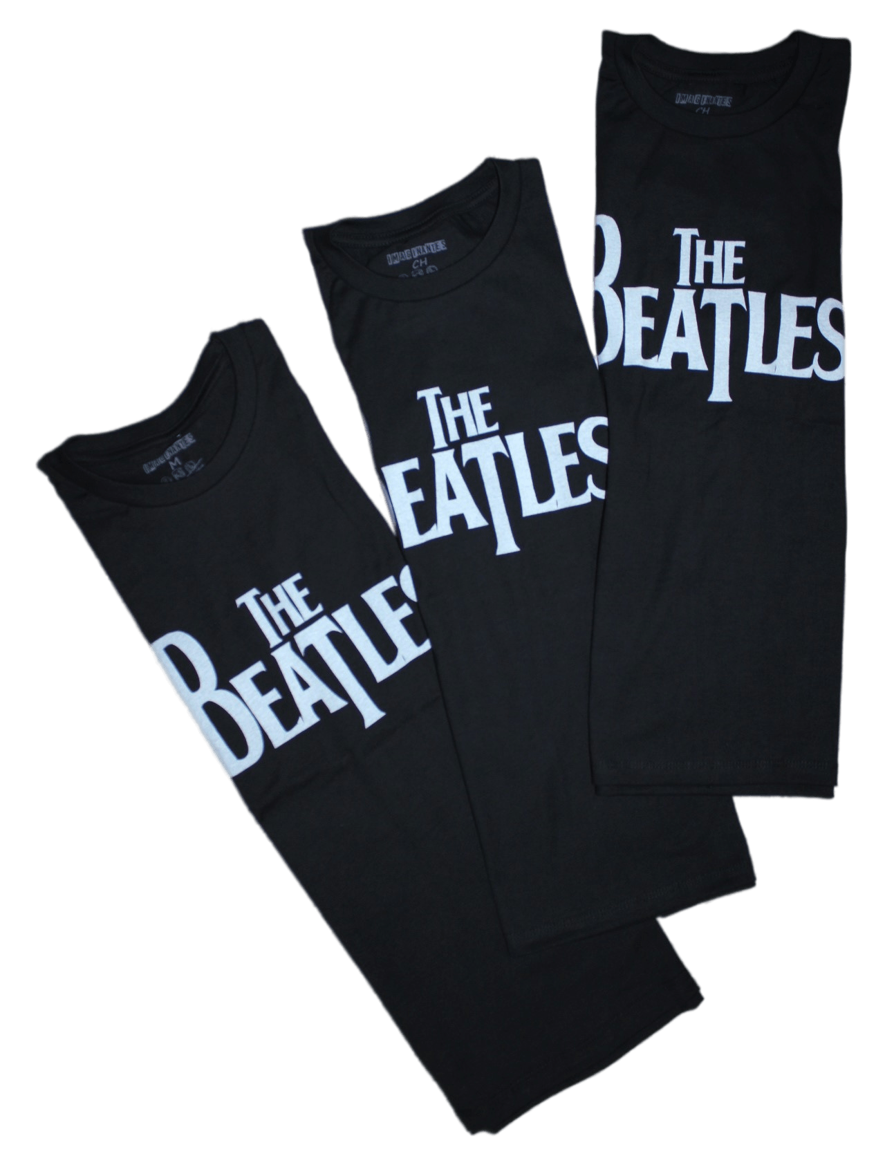 Playera Diseño The Beatles Letras Unisex