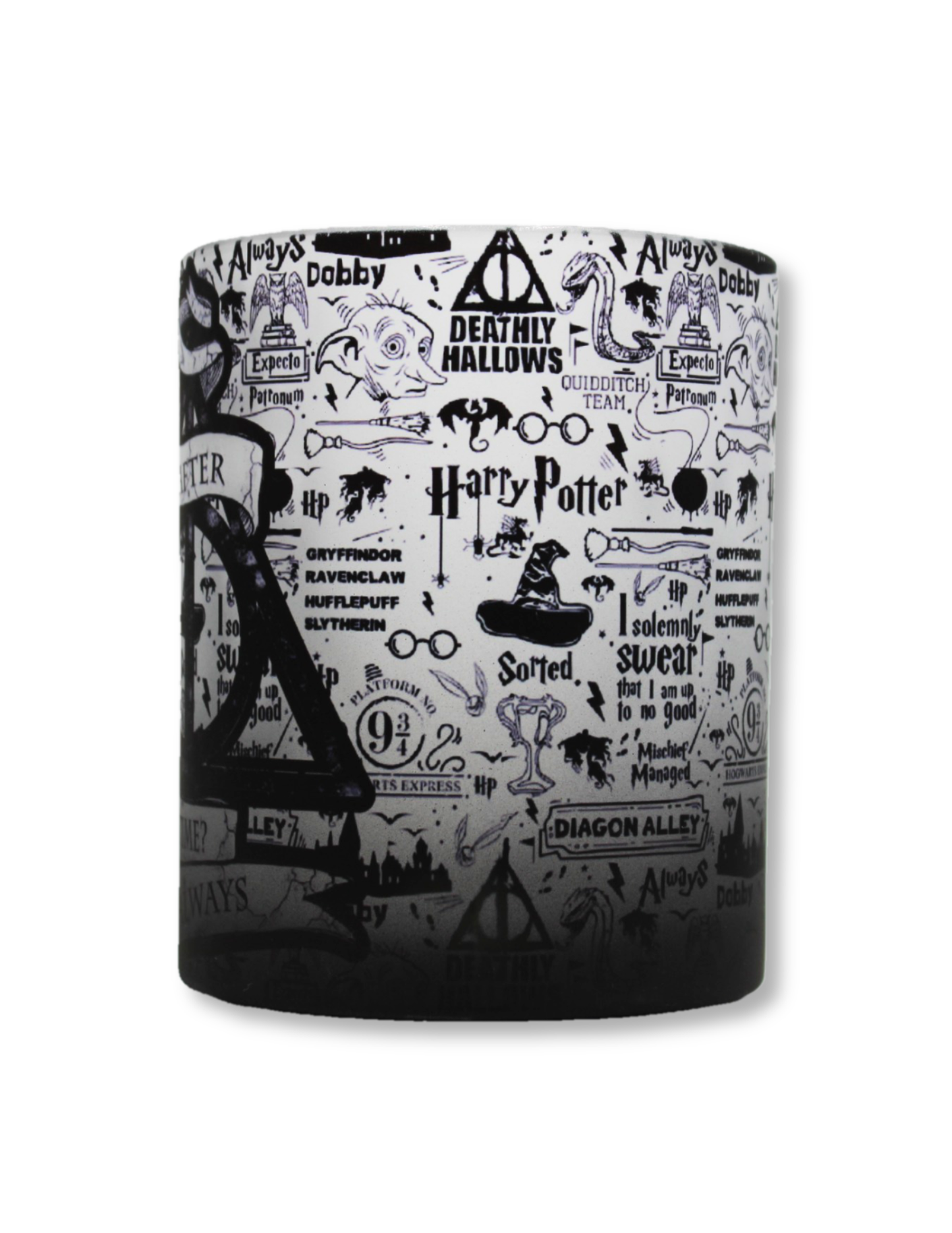 Taza De Vidrio Harry Potter Reliquias de la Muerte