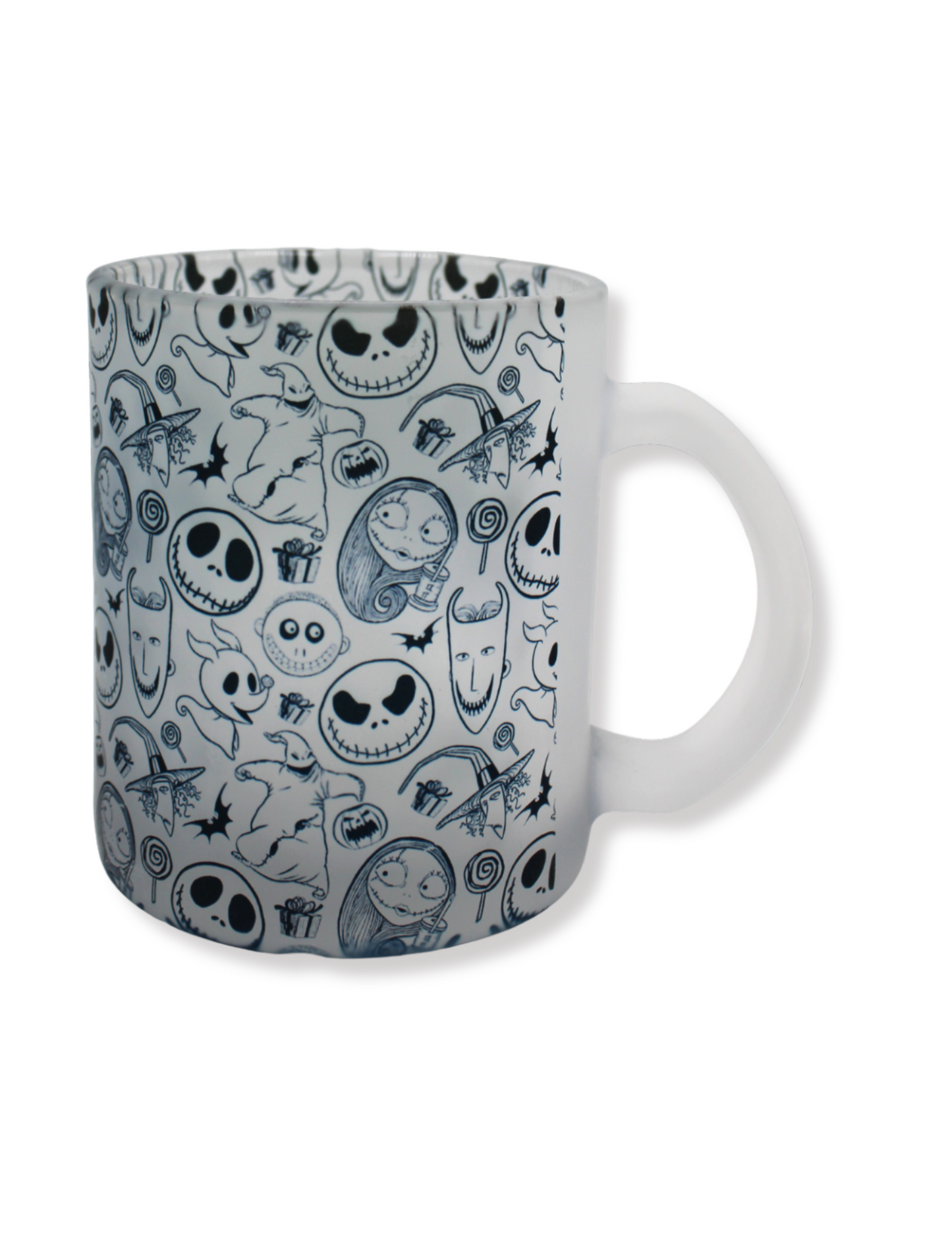 Taza De Vidrio Jack Skellington