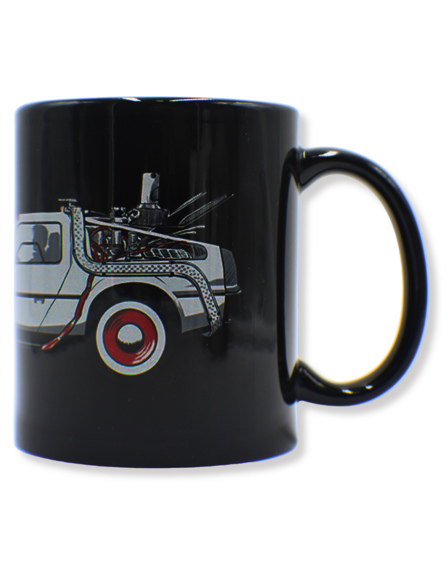 Taza De Negra Delorean Volver Al Futuro