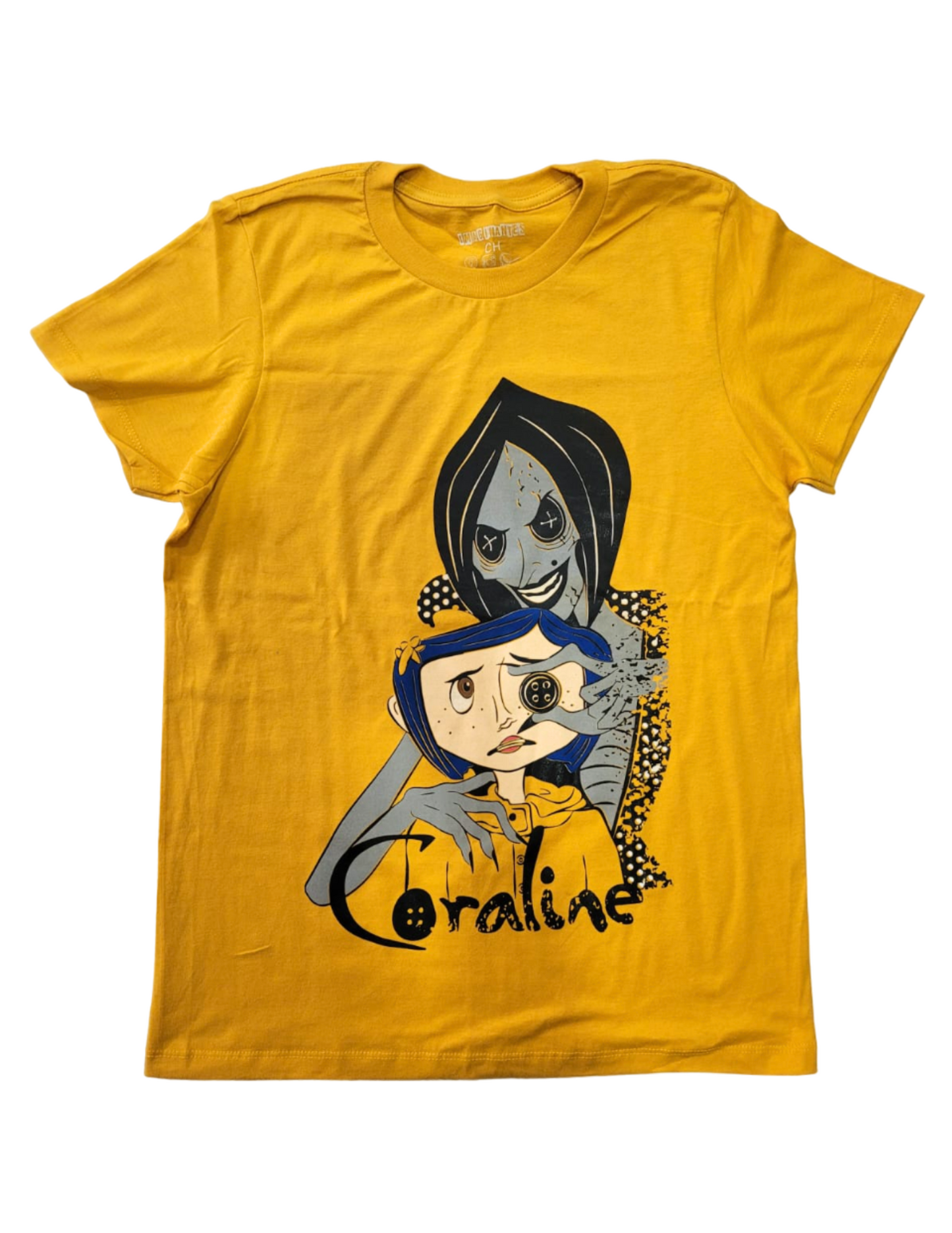 Playera Diseño Coraline y Bruja Unisex