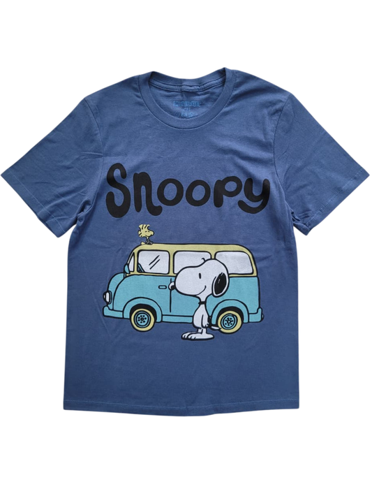 Playera Snoopy Carrito Unisex