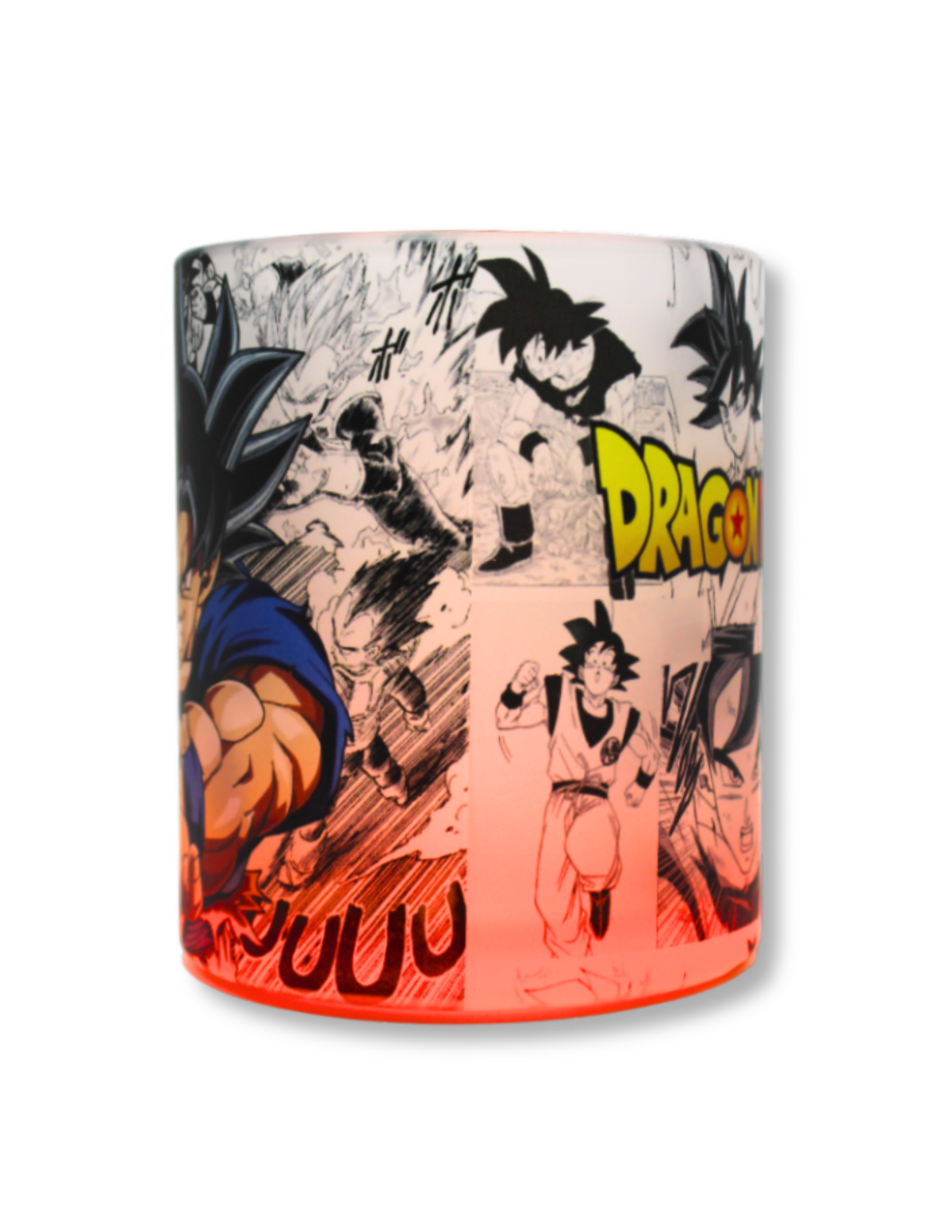 Taza De Vidrio Dragon Ball Z Goku