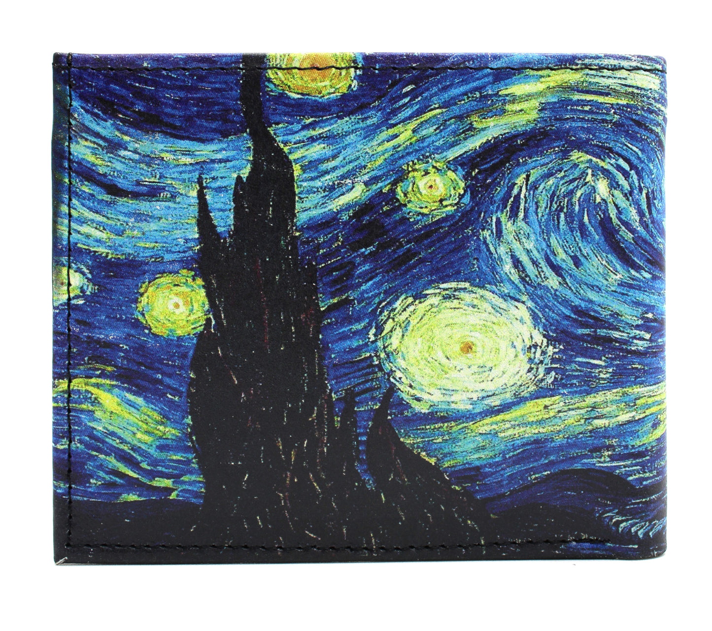 Cartera Hombre De Piel La Noche Estrellada