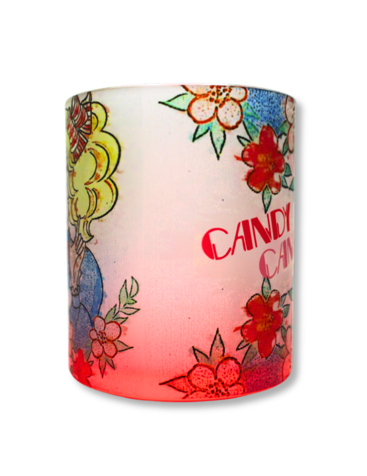 Taza De Vidrio Candy Candy