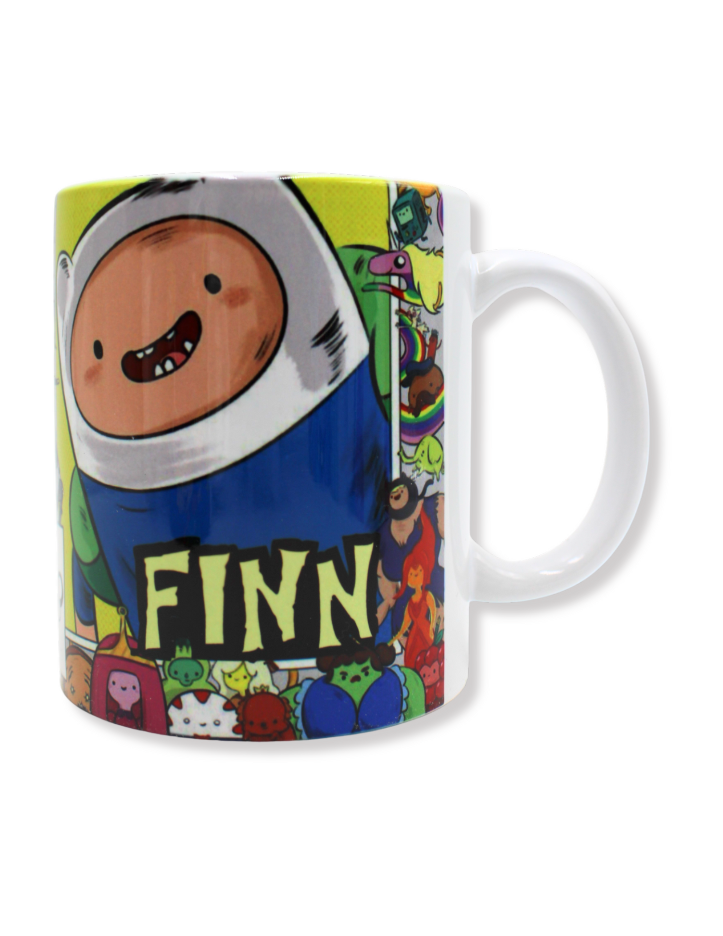 Taza De Cerámica Jake Y Finn De Hora De Aventura