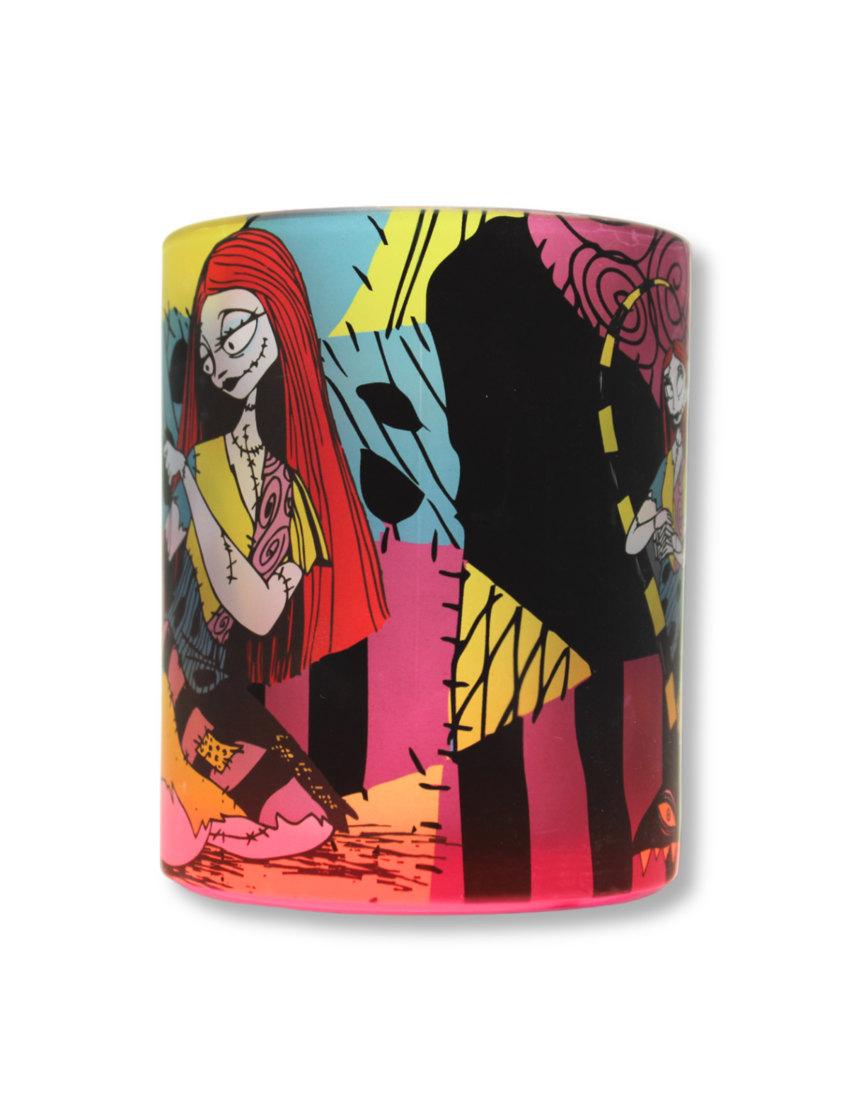 Taza De Vidrio Jack Y Sally Del El Extraño Mundo De Jack