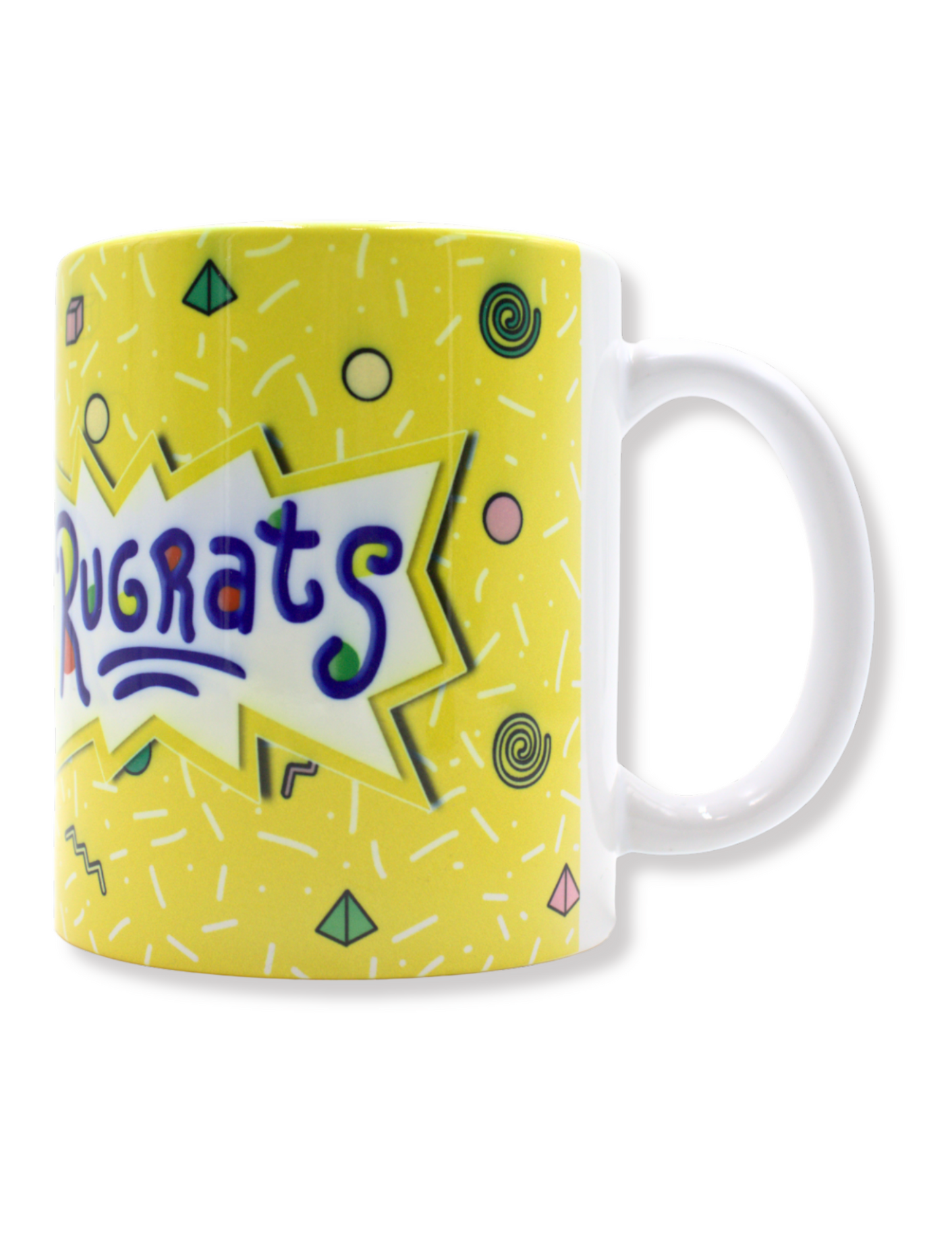 Taza De Cerámica Carlitos Amarillo De Los Rugrats