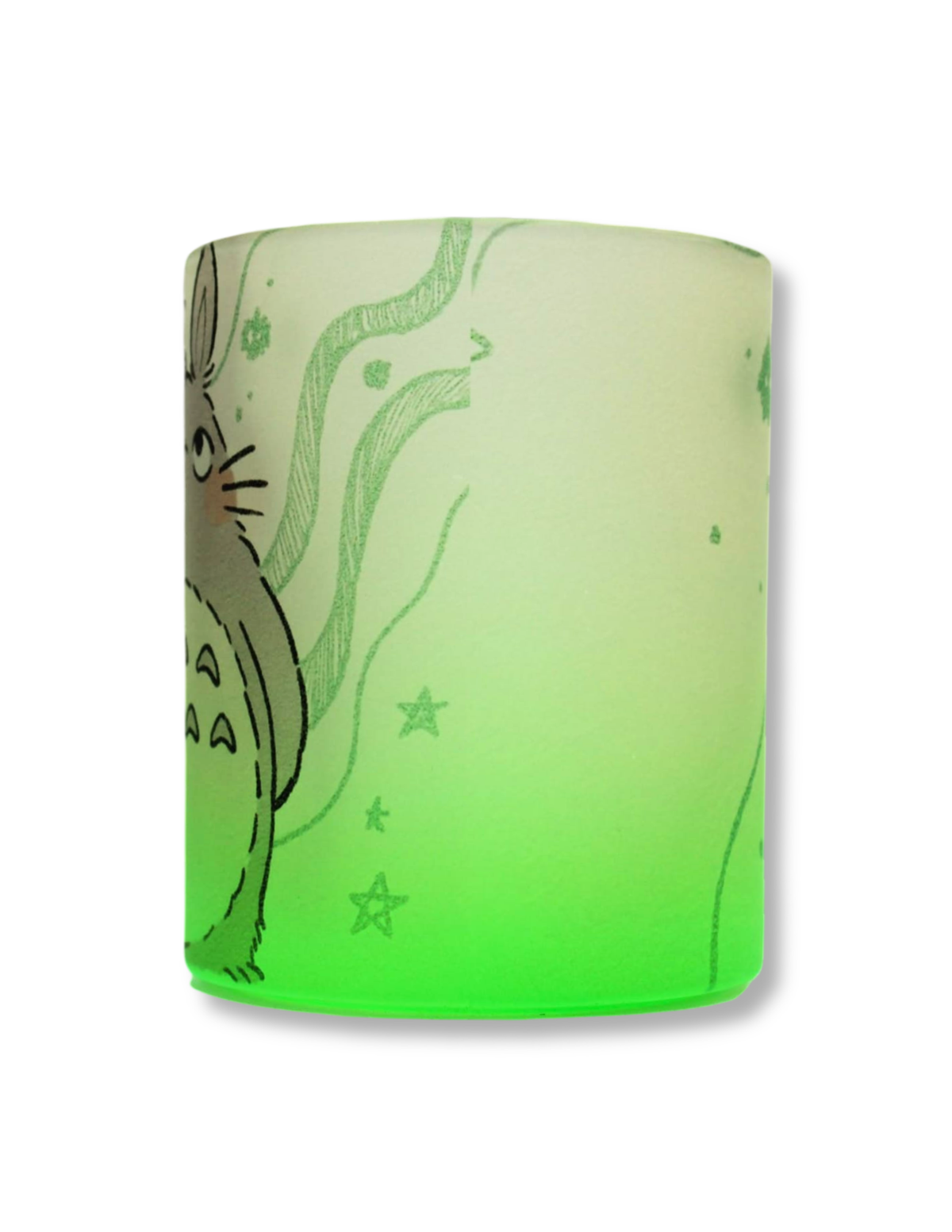 Taza De Vidrio Totoro Verde