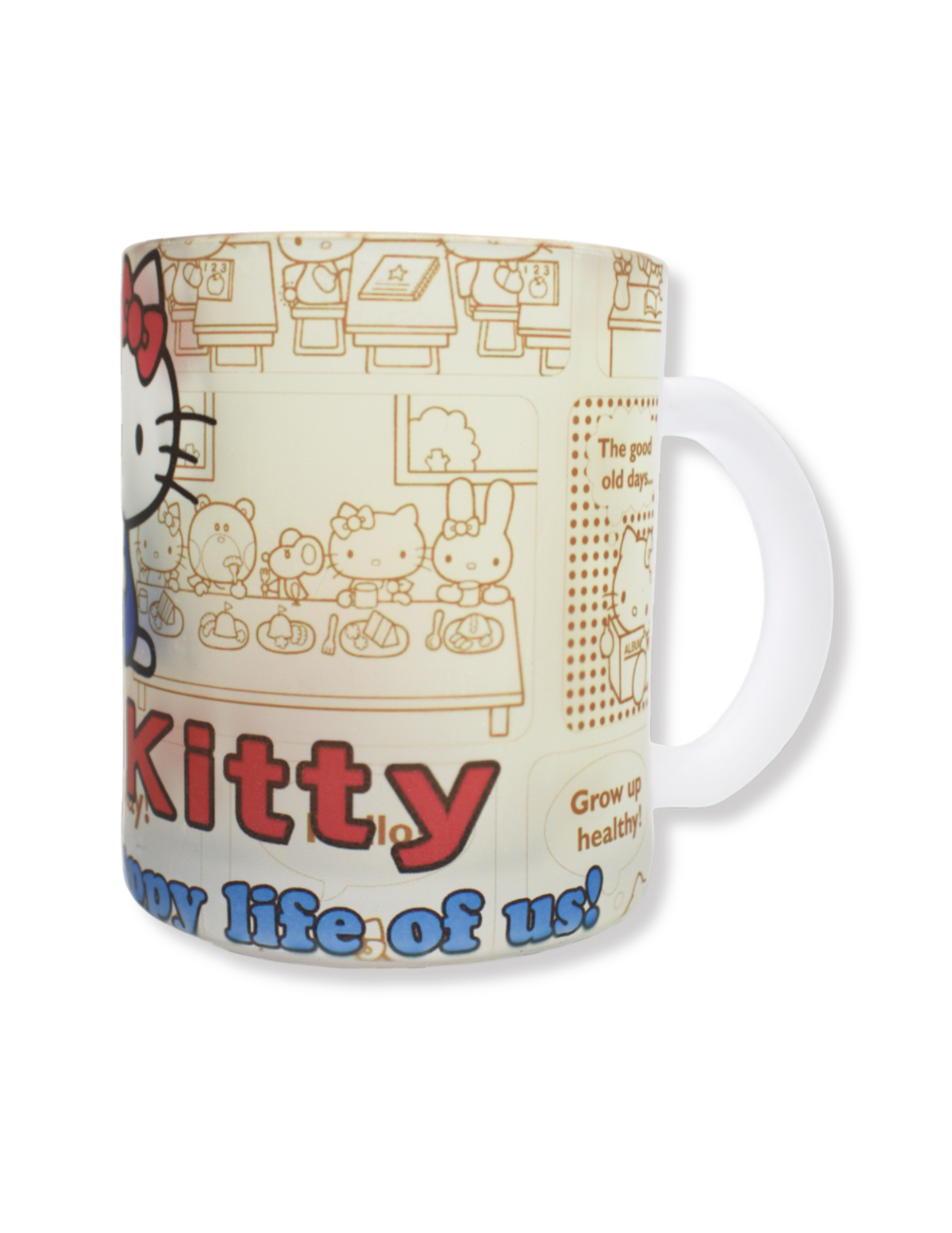 Taza De Vidrio Hello Kitty