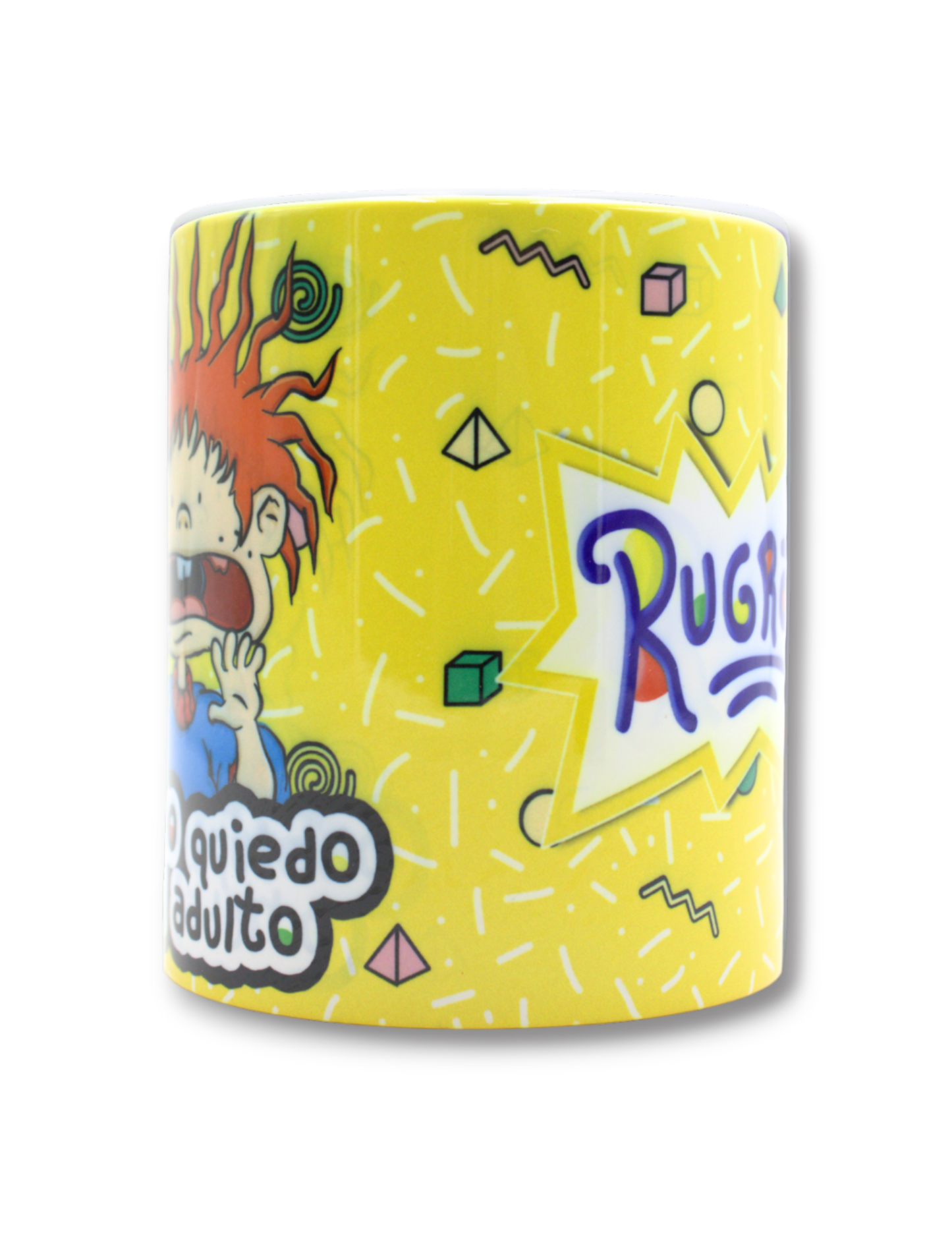 Taza De Cerámica Carlitos Amarillo De Los Rugrats