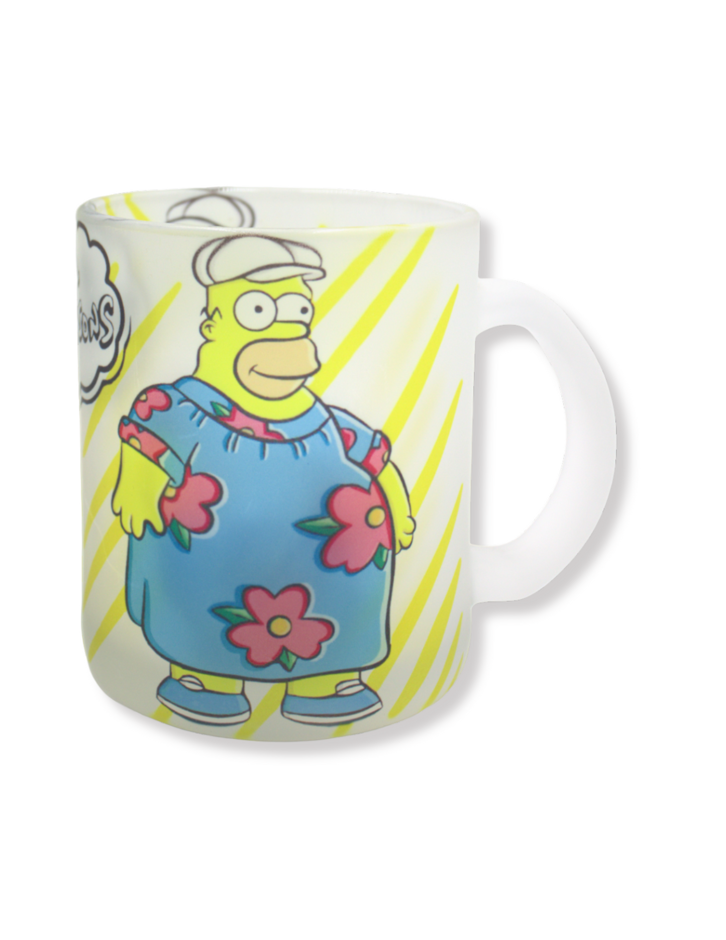 Taza De Vidrio Homero Simpson