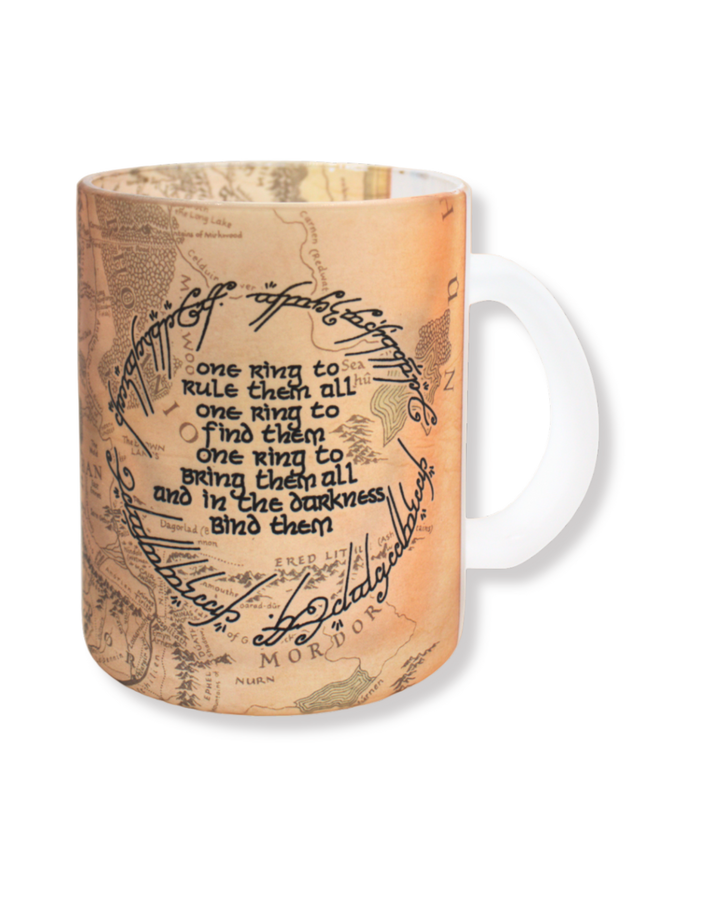 Taza De Vidrio Señor De Los Anillos