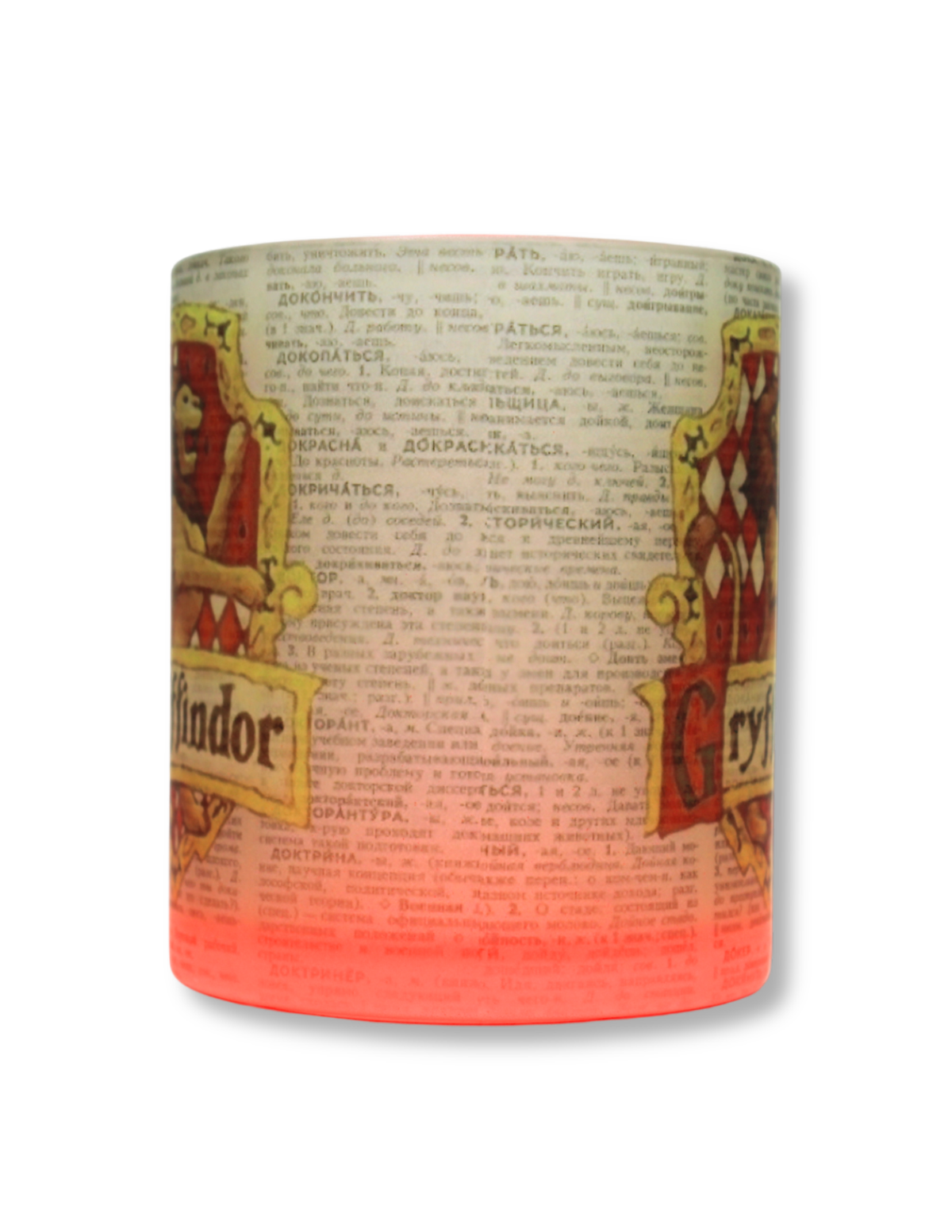Taza De Vidrio Casa Gryffindor Harry Potter