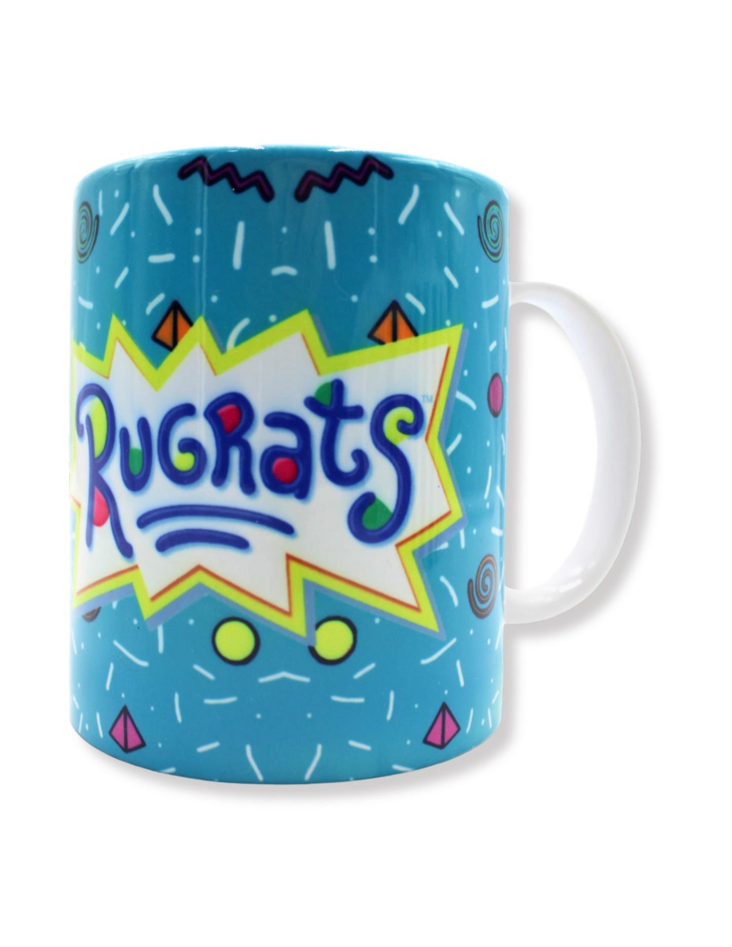 Taza De Cerámica Carlitos Azul De Los Rugrats