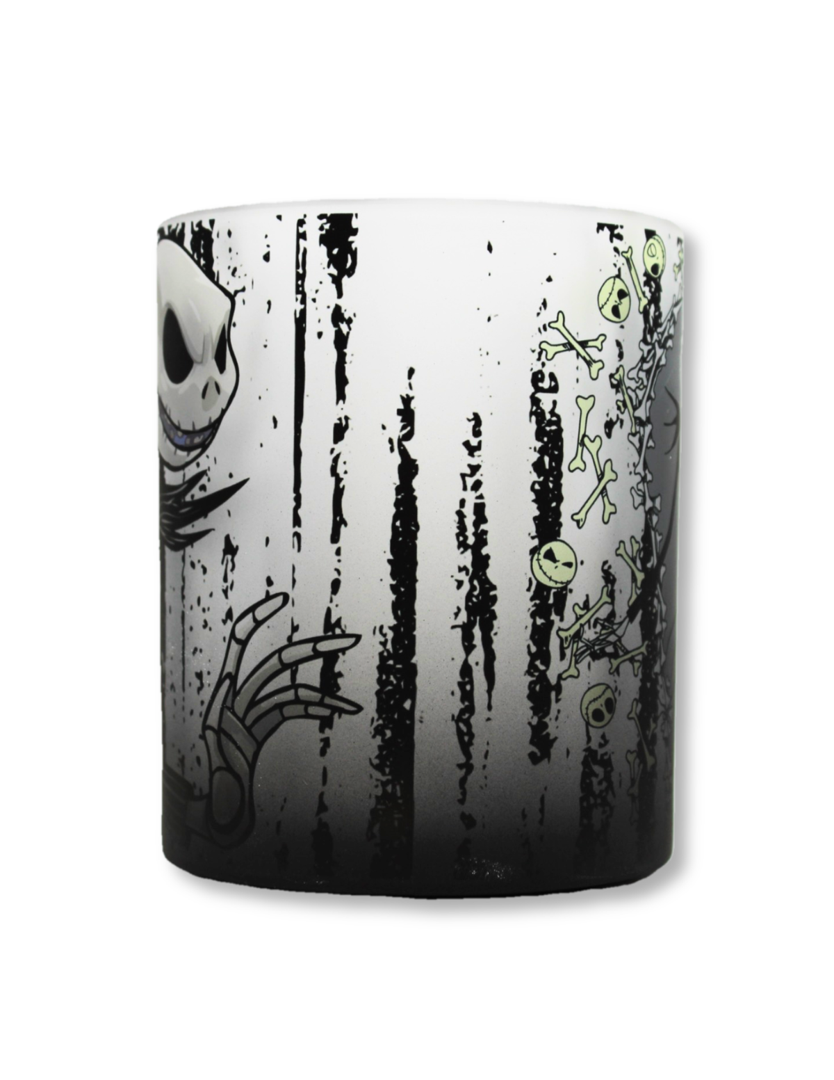 Taza De Vidrio Jack Skellington De El Extraño Mundo De Jack