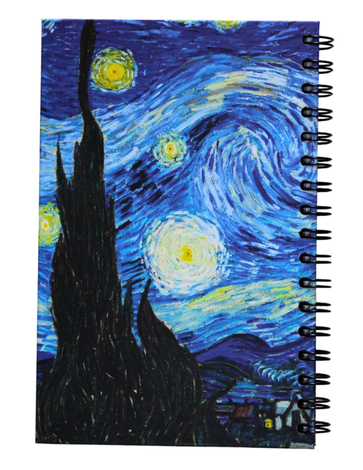 Cuadernos IMAGINANTES, Estilo Francés Con Diseño De La Noche Estrellada.