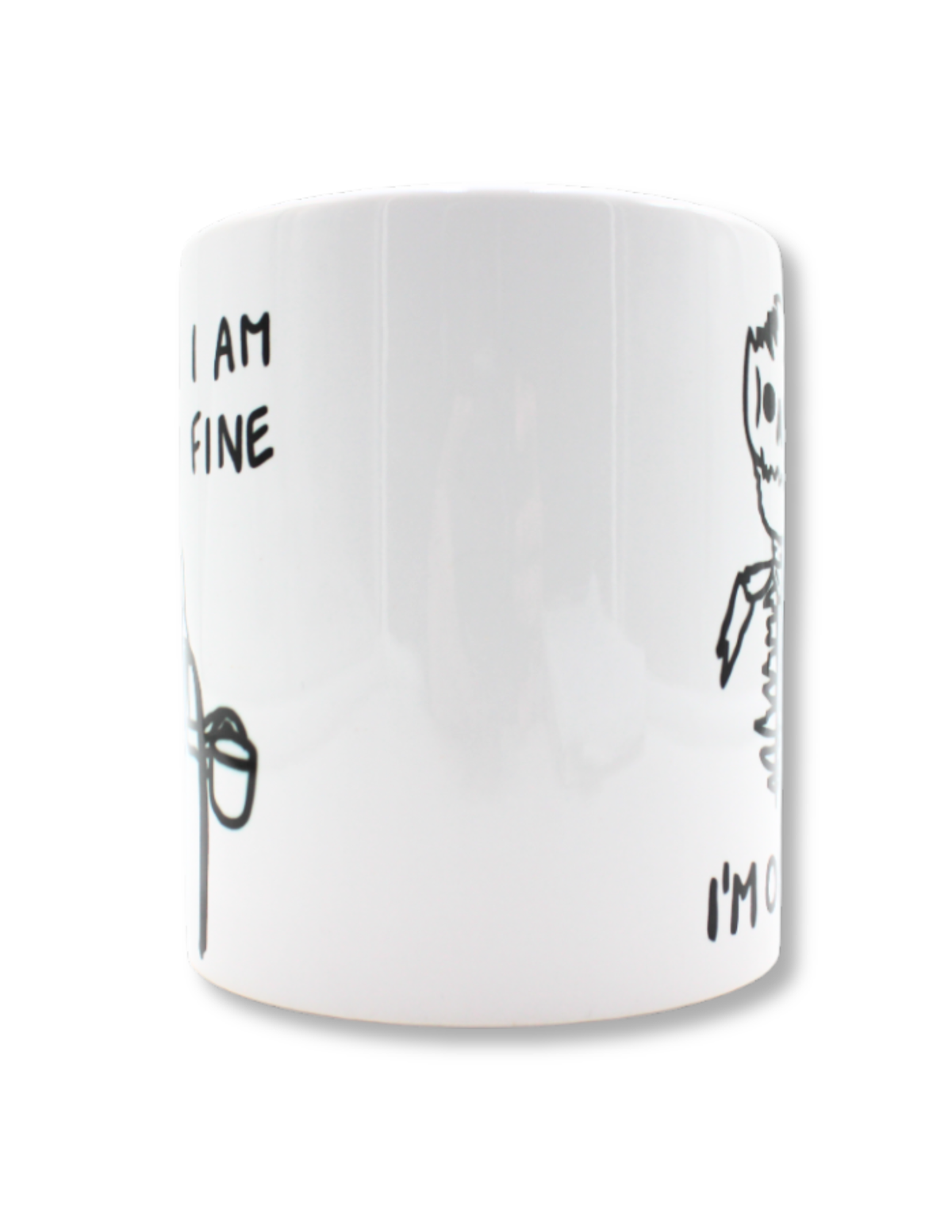 Taza De Cerámica Calavera I´m Okay