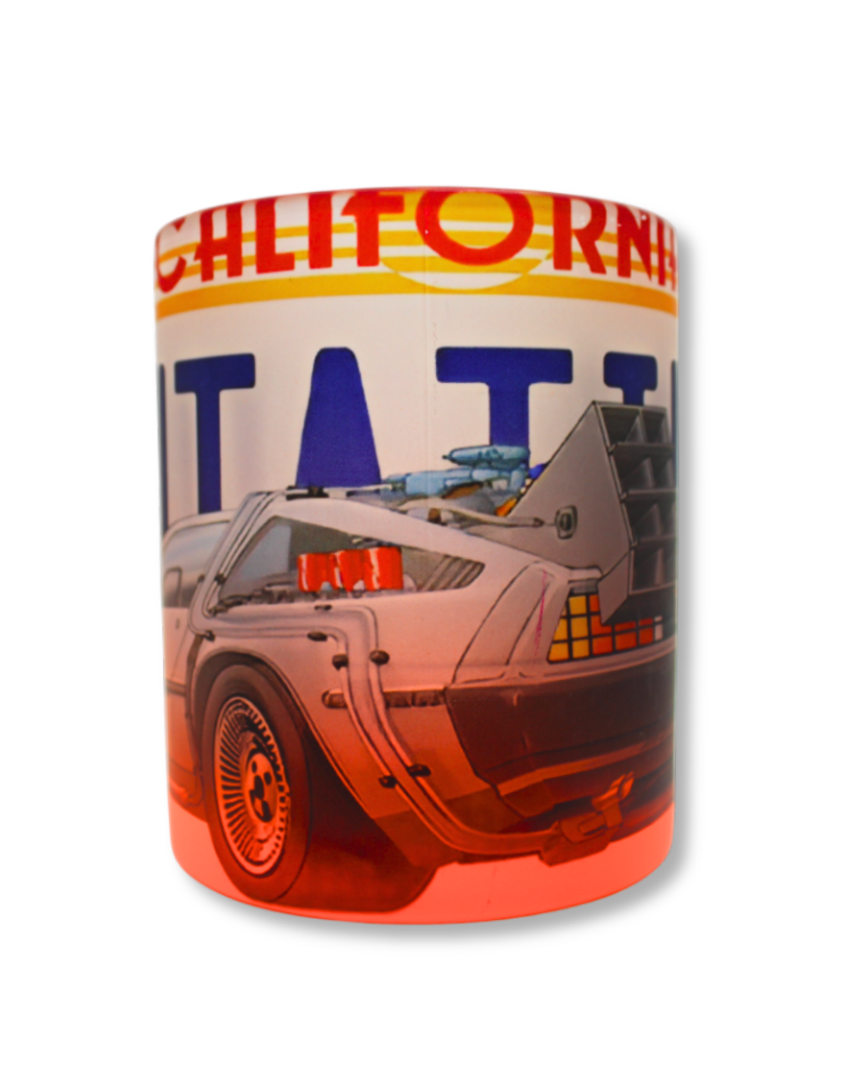 Taza De Vidrio Volver Al Futuro Delorean