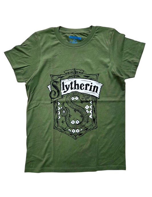 Playera Diseño Slytherin Casas Harry Potter Unisex