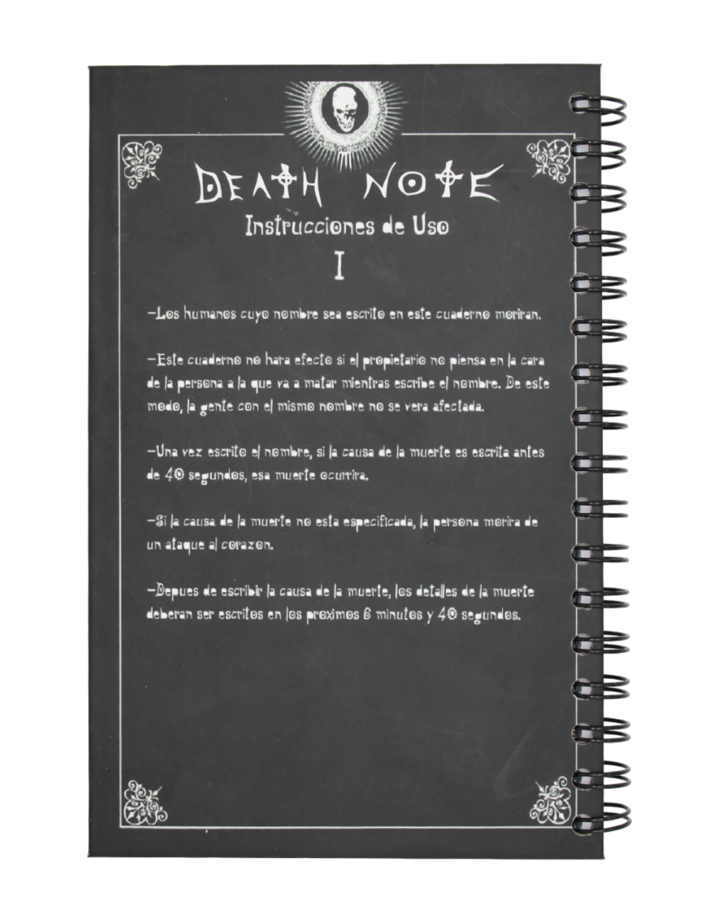 Cuadernos IMAGINANTES, Estilo Francés Con Diseño De Death Note.