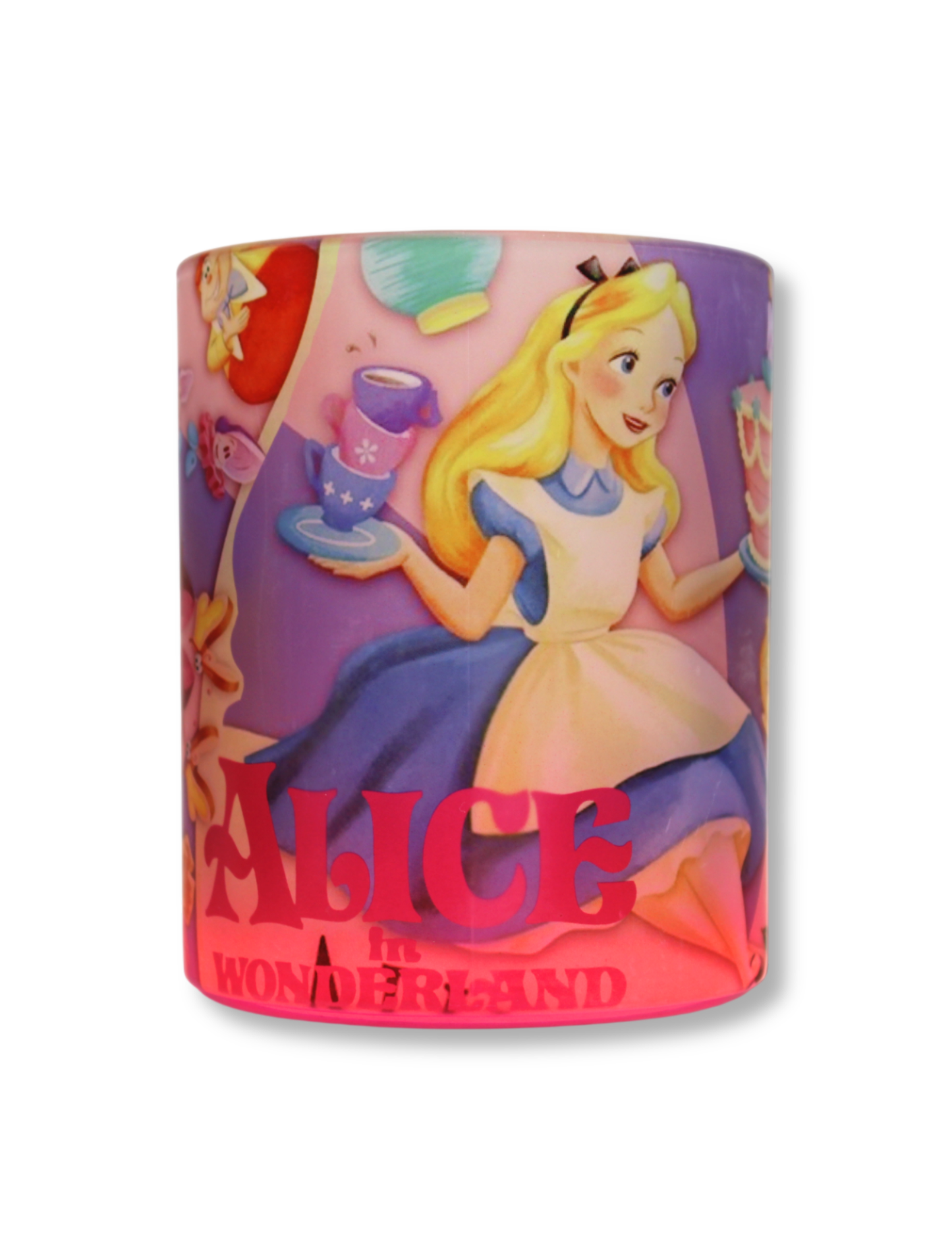 Taza De Vidrio Alicia En El Pais De Las Maravillas