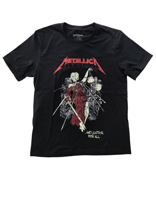 Playera Diseño Metallica Justice Unisex