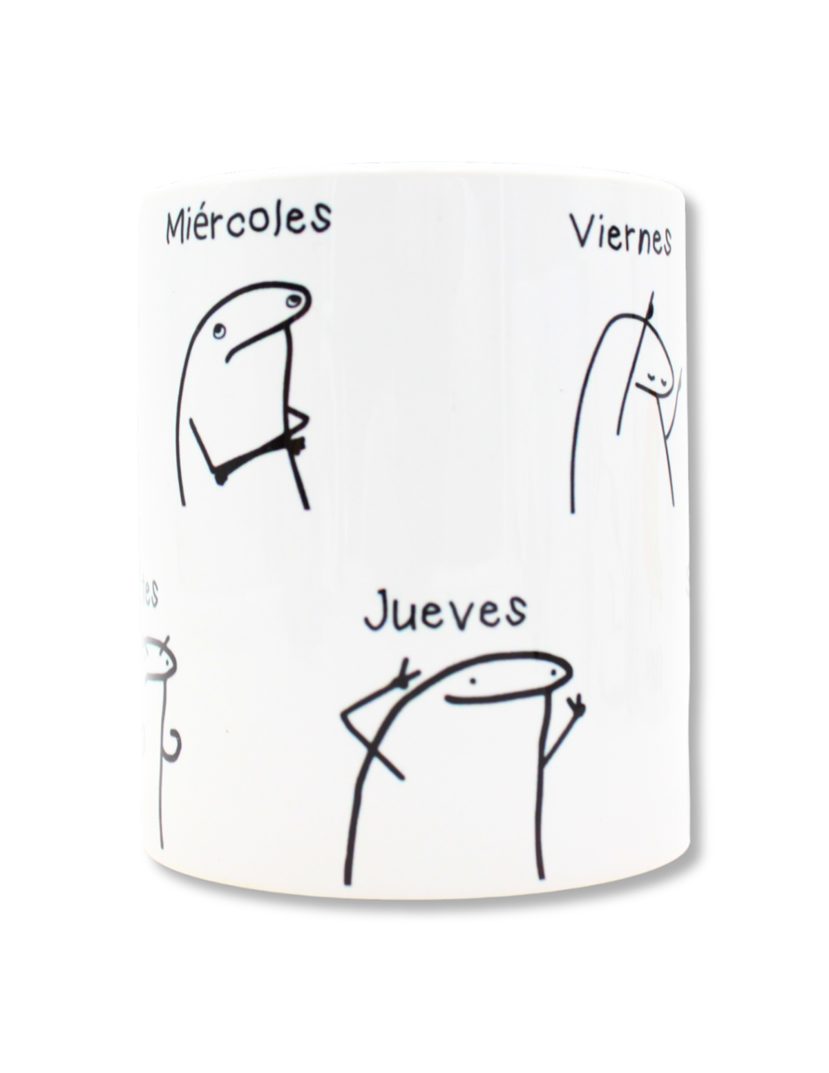 Taza De Cerámica Deformitos Días De La Semana