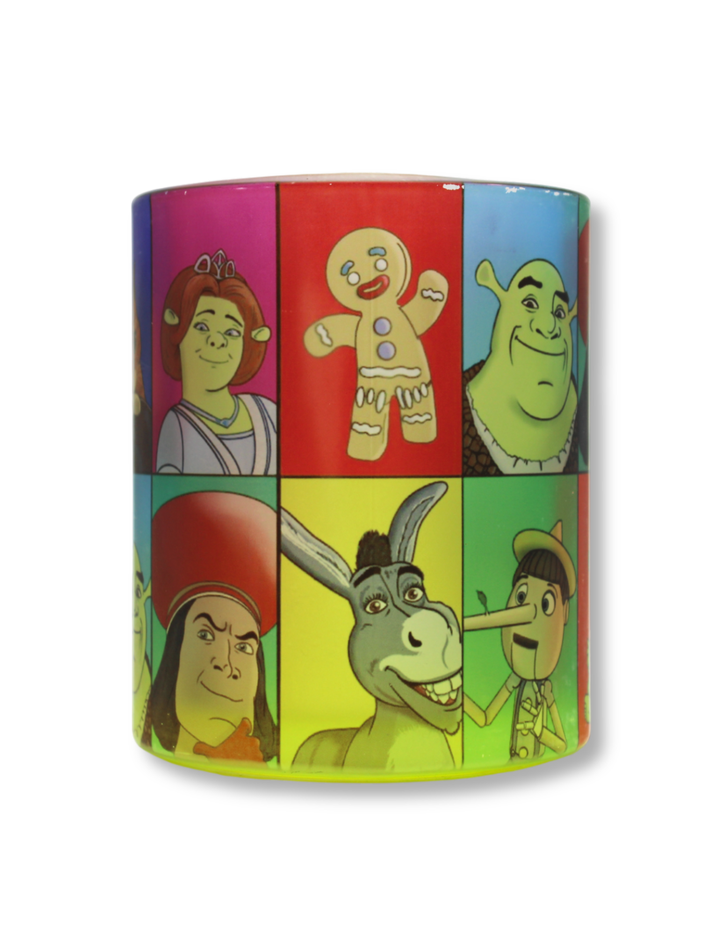 Taza De Vidrio Shrek Personajes