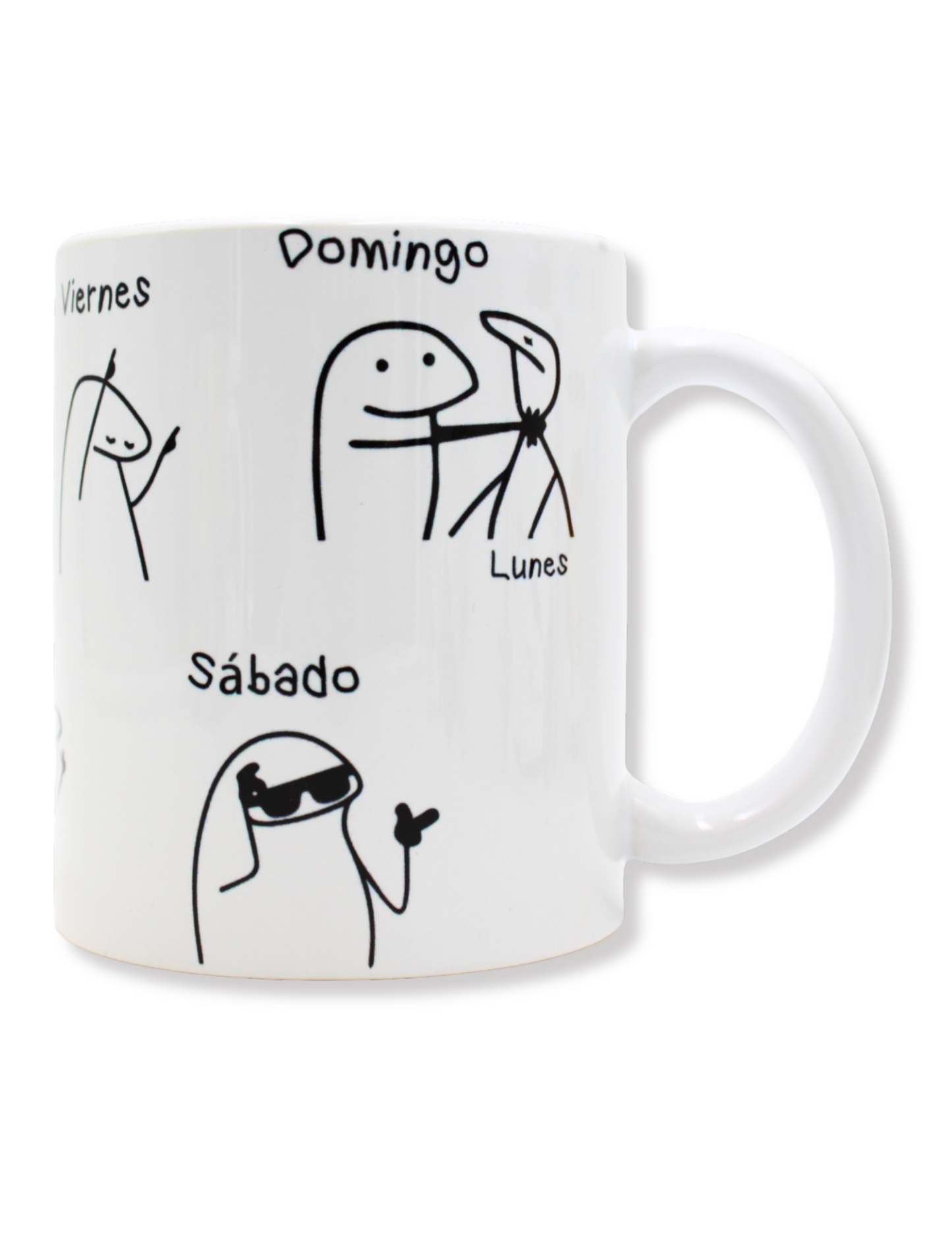 Taza De Cerámica Deformitos Días De La Semana