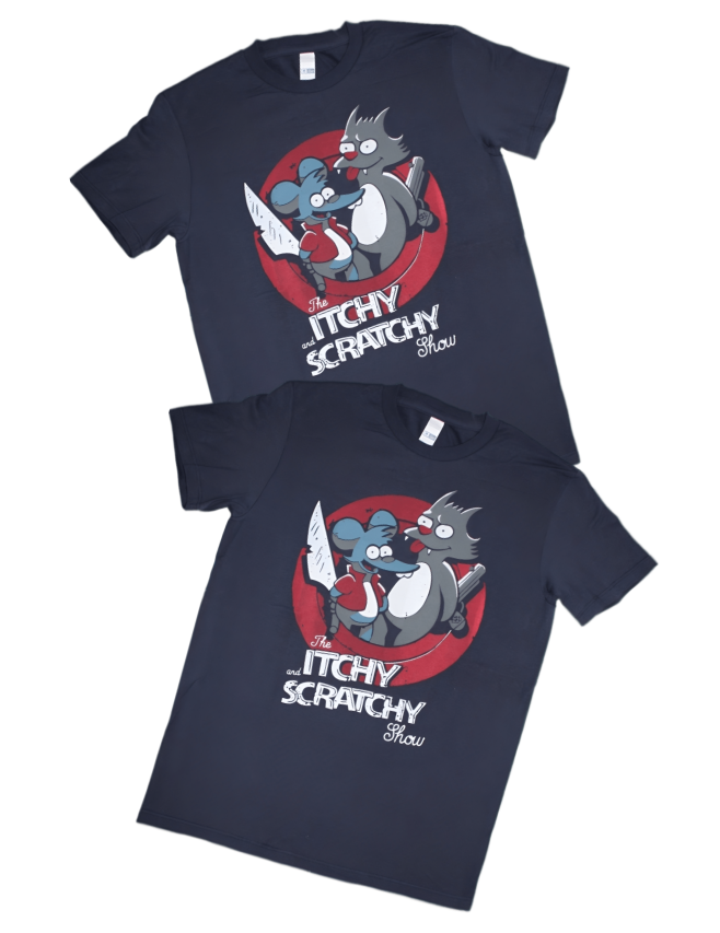 Playera Diseño Itchy And Scratchy Unisex