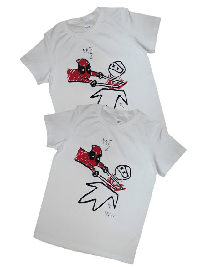 Playera Diseño Deadpool Unisex