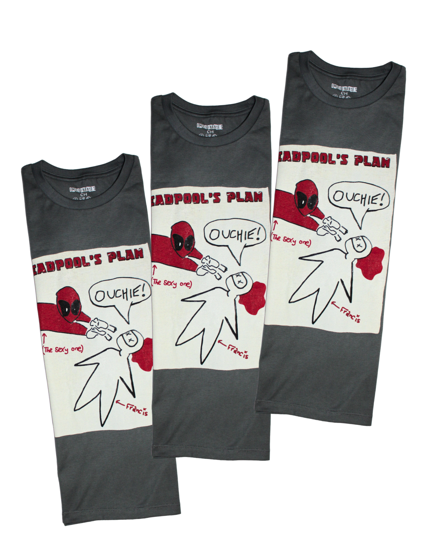 Playera Diseño Deadpool Unisex