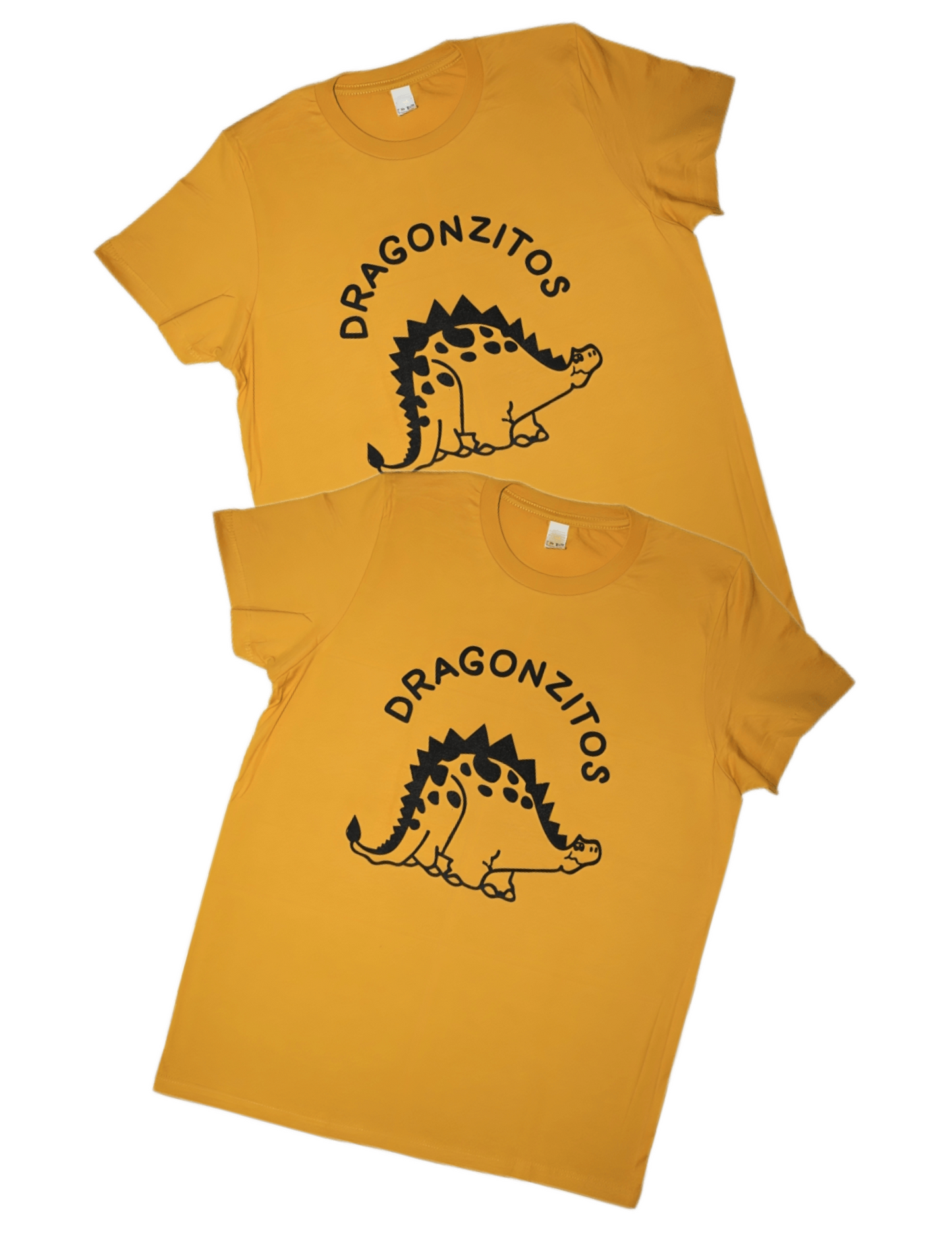 Playera Diseño Dragoncitos Amarillo Unisex