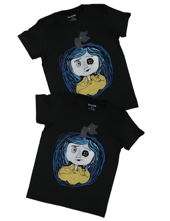 Playera Diseño Coraline Unisex