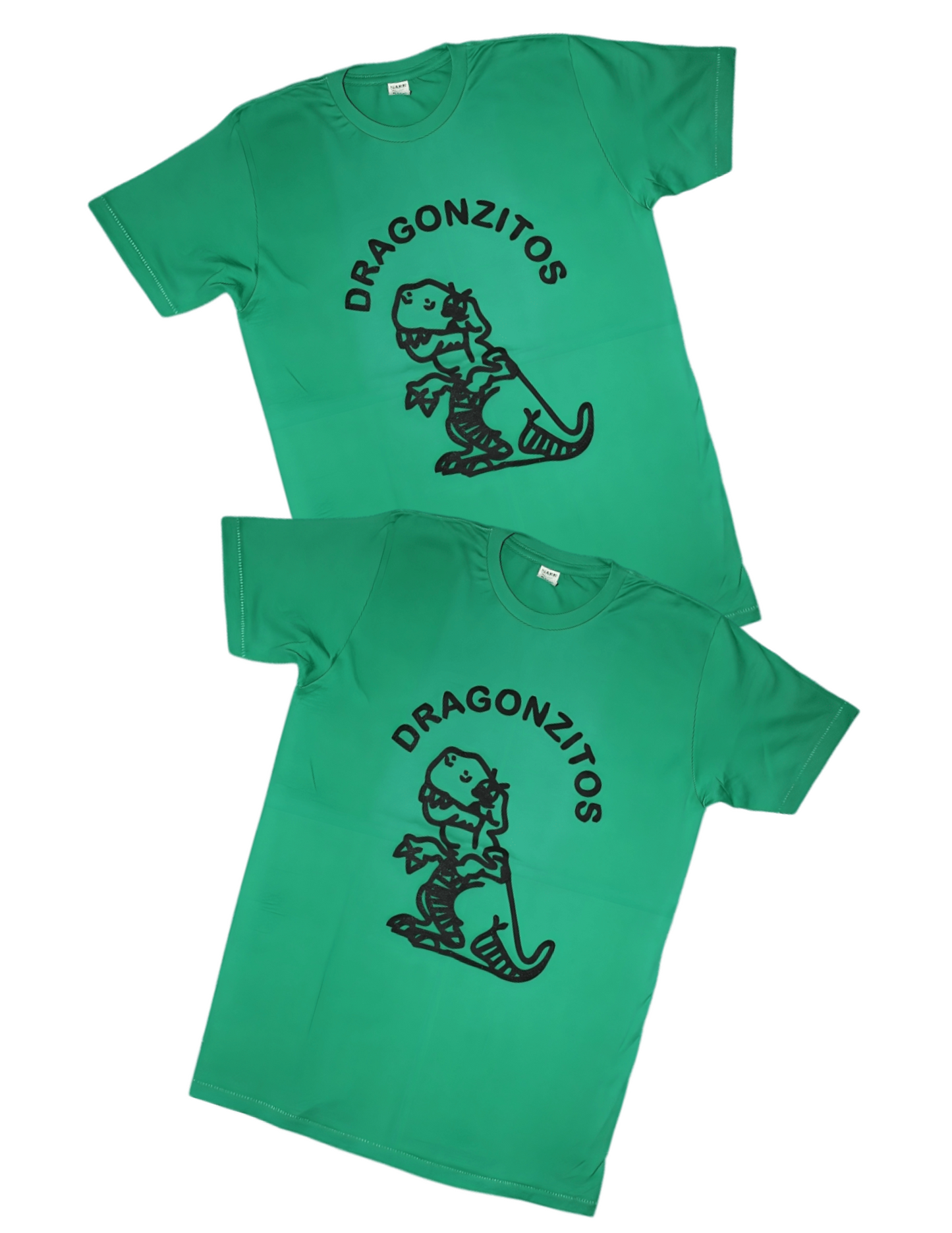 Playera Diseño Dragoncitos Verde Unisex