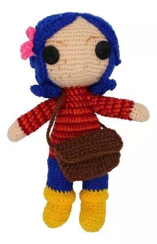 Muñeca Coraline Y La Puerta Secreta De Crochet.