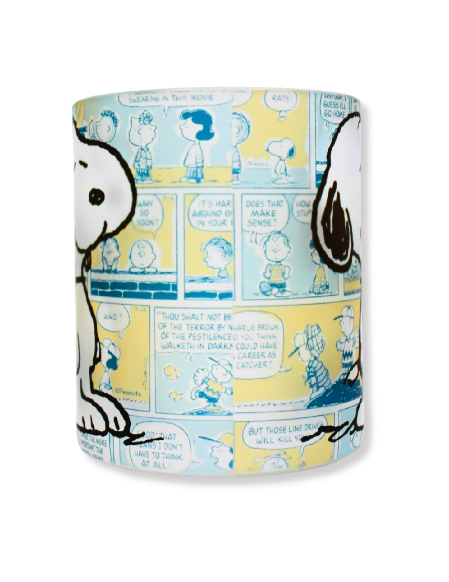 Taza De Vidrio Snoopy