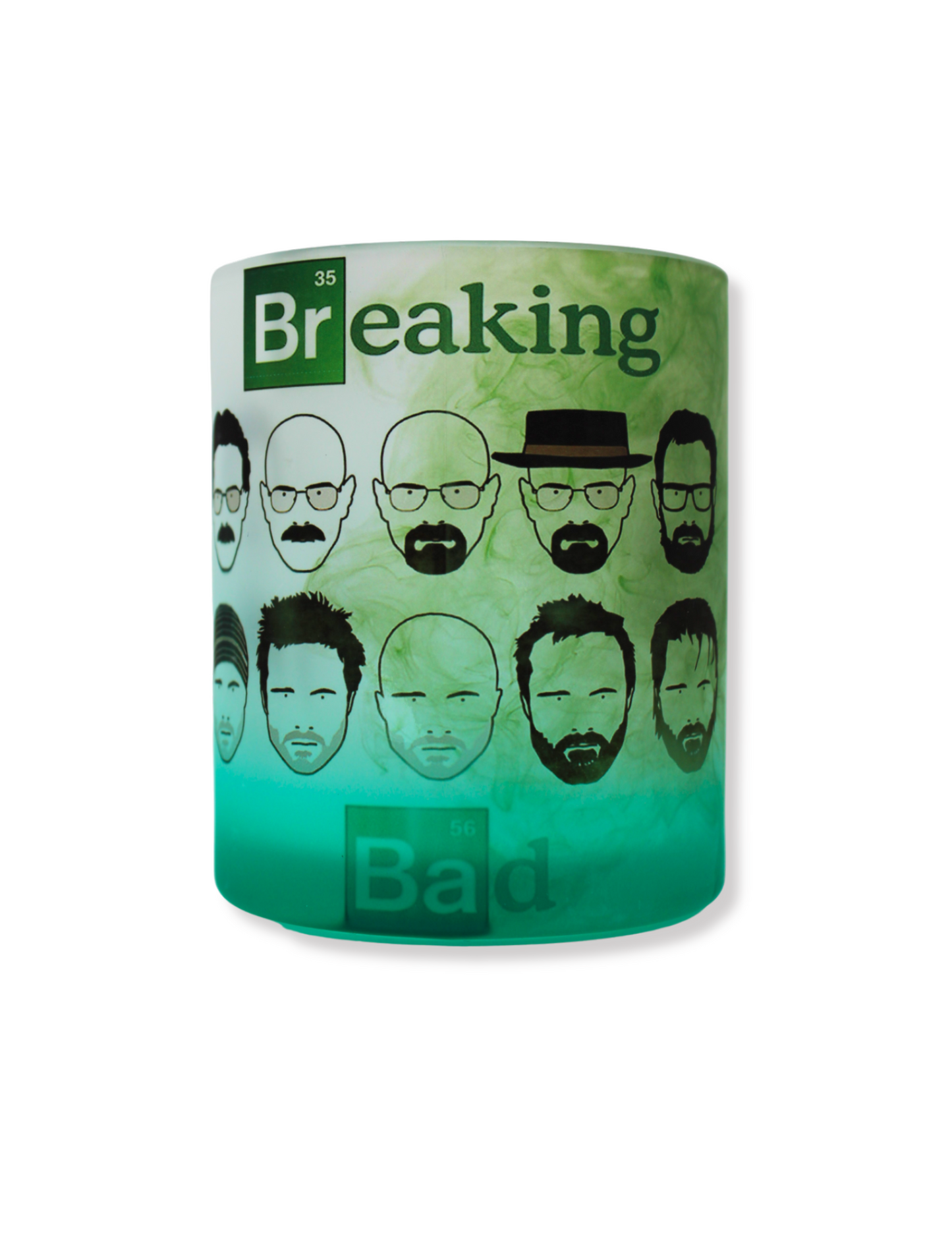 Taza De Vidrio Breaking Bad Verde