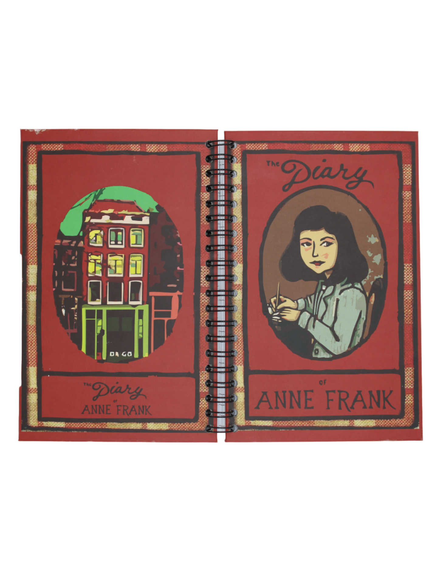 Cuadernos IMAGINANTES, Estilo Francés Con Diseño De El diario De Ana Frank.